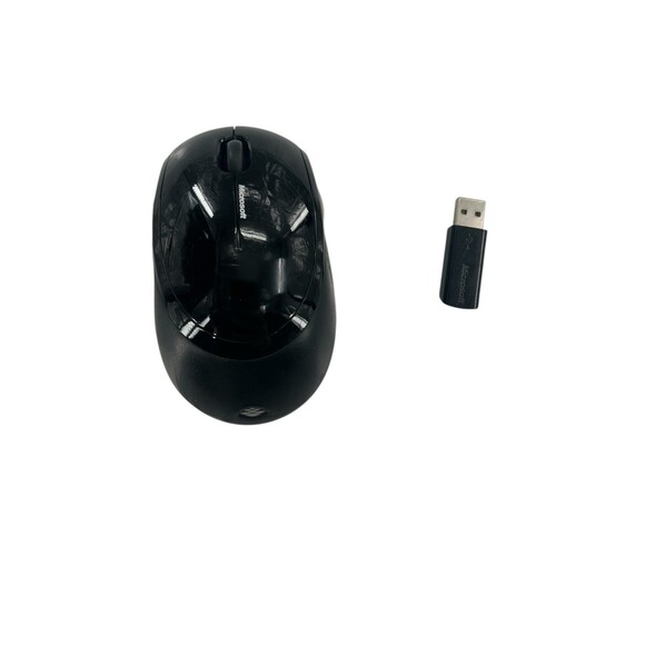 Microsoft Wireless 5 Button Mouse 5000 Model 1387 USB Dongle , Software & Manual - Picture 2 of 8